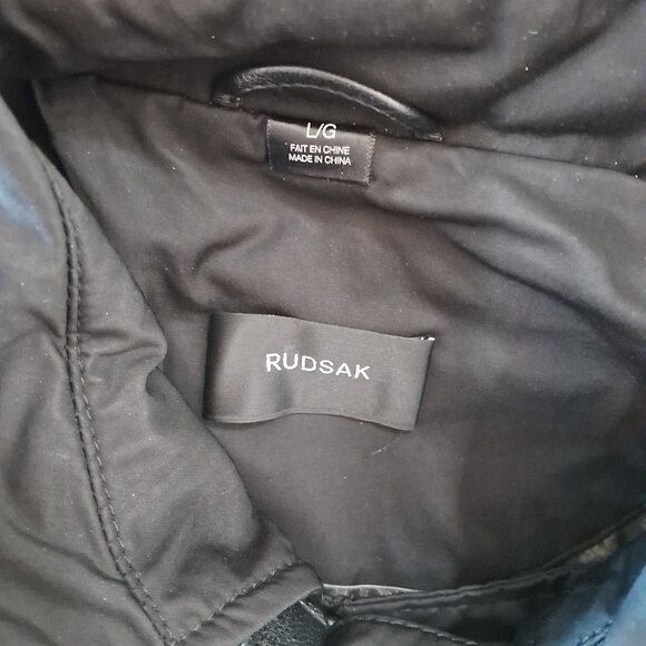 RUDSAK Black Double-Breasted Jacket - Picture 6 of 15